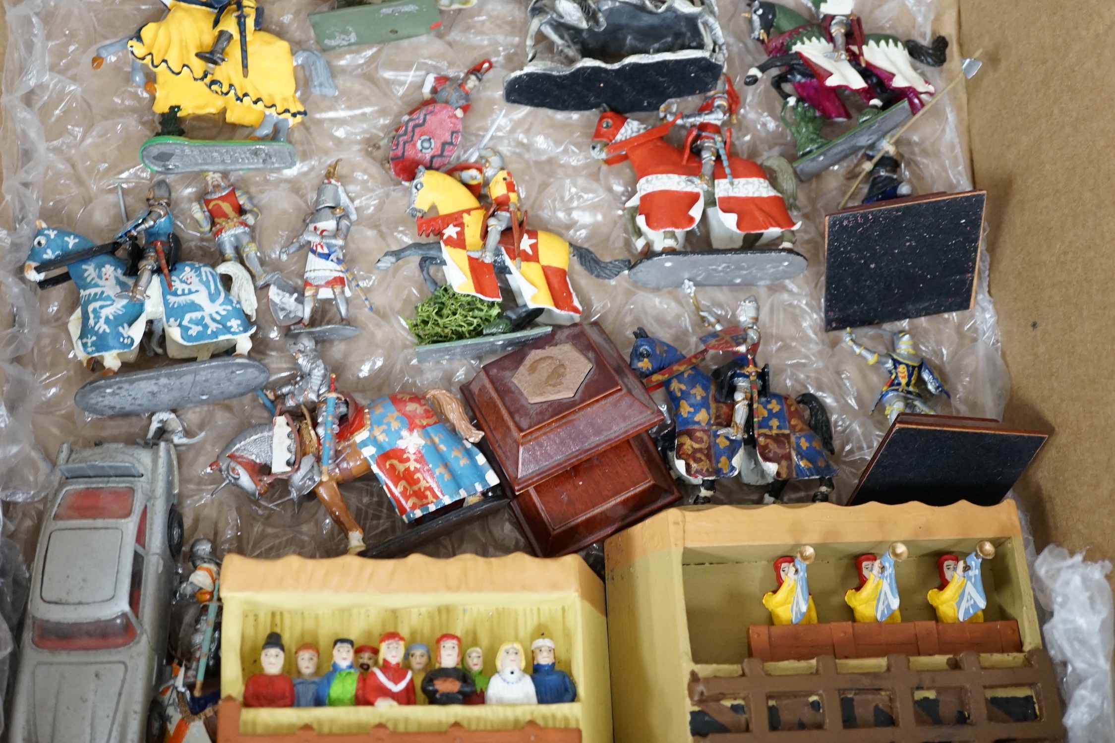 A collection of Britains, Corgi, etc. models, including; Trooping of the Colour (40111), Aviation Archive Battle of Britain set, QEII Golden Jubilee, the Queen Mother’s Century State Landau, etc.